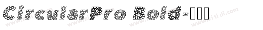 CircularPro Bold字体转换